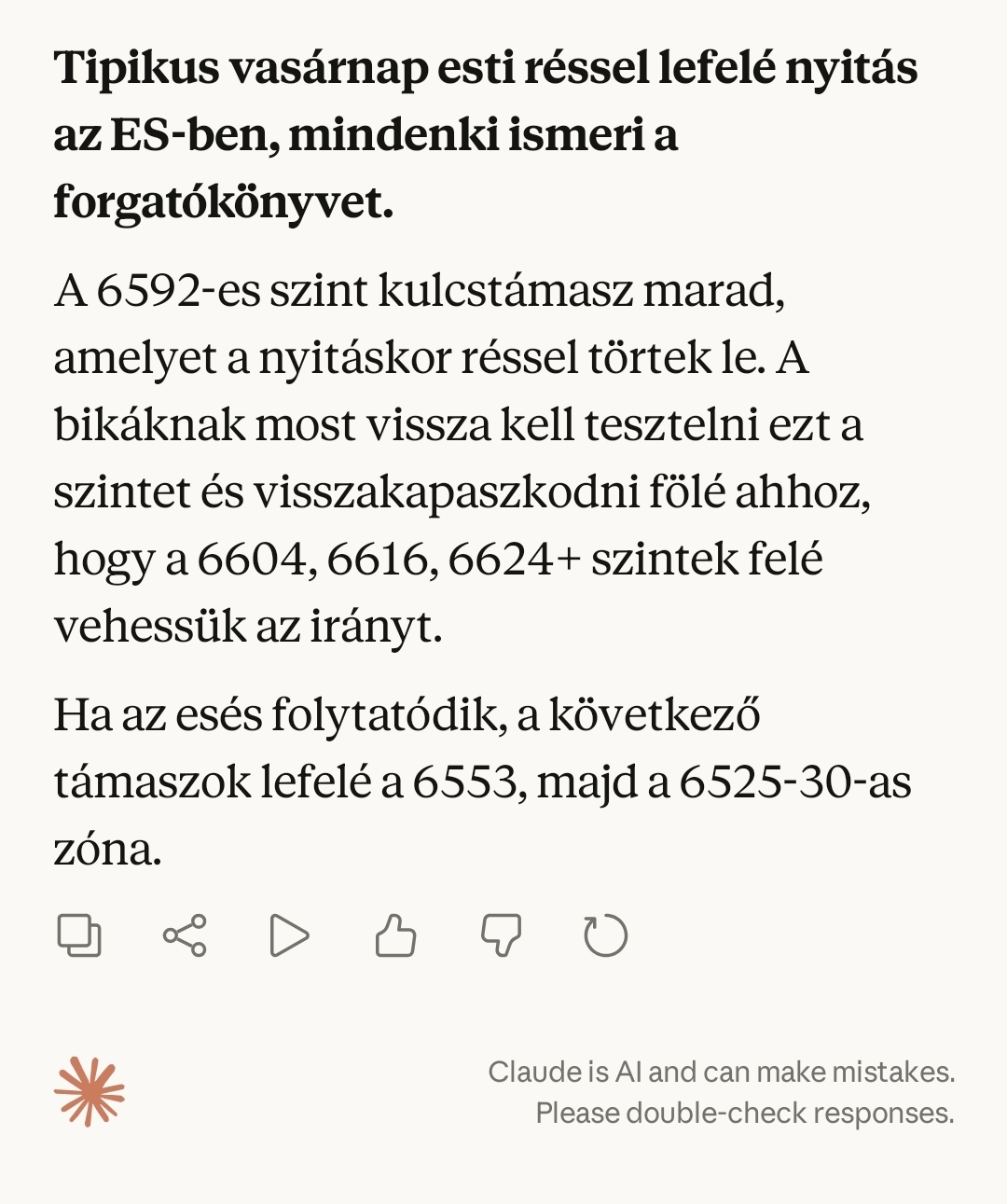 Mai kereskedés kártya